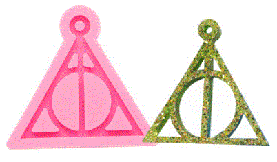 Deathly Hallow Keychain Mold