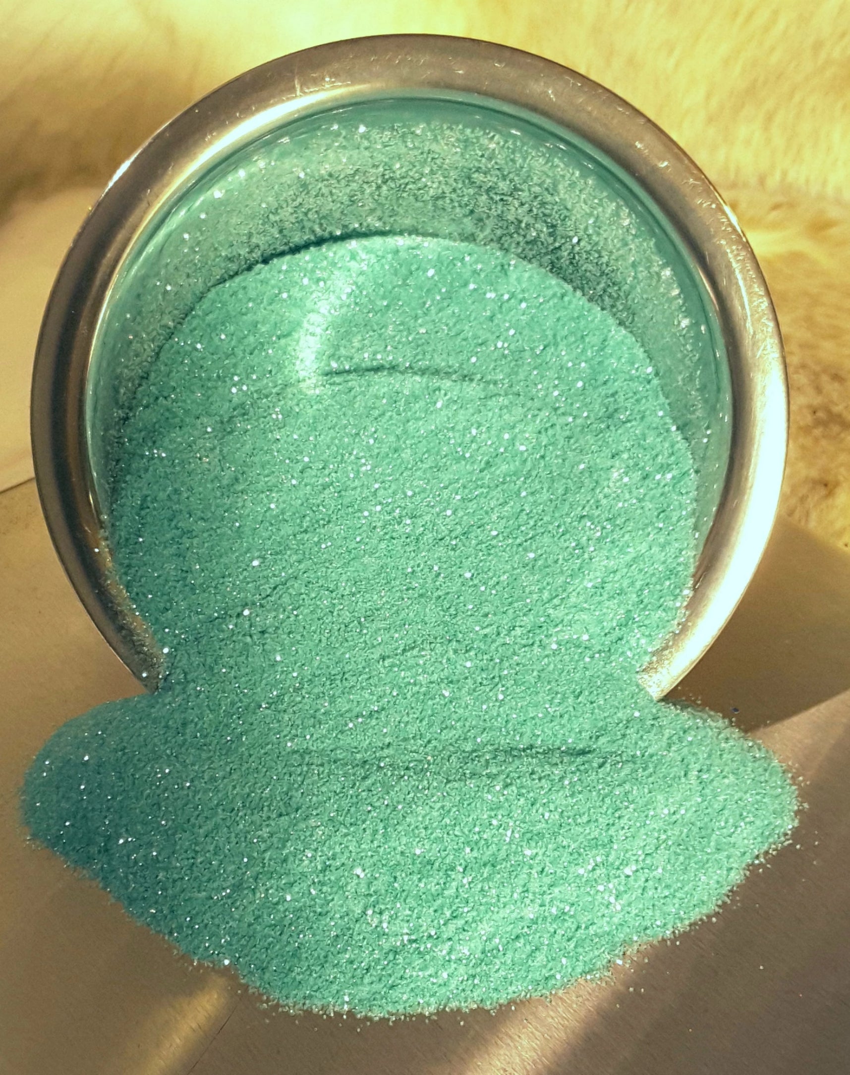 Bulk Glitter - Mint Julep Fluorescent Fine Glitter - 64.4oz