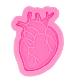 Heart Badge Reel Mold